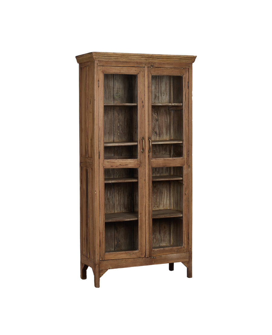 Vintage Wood Cabinet - Natural from India made of Wood