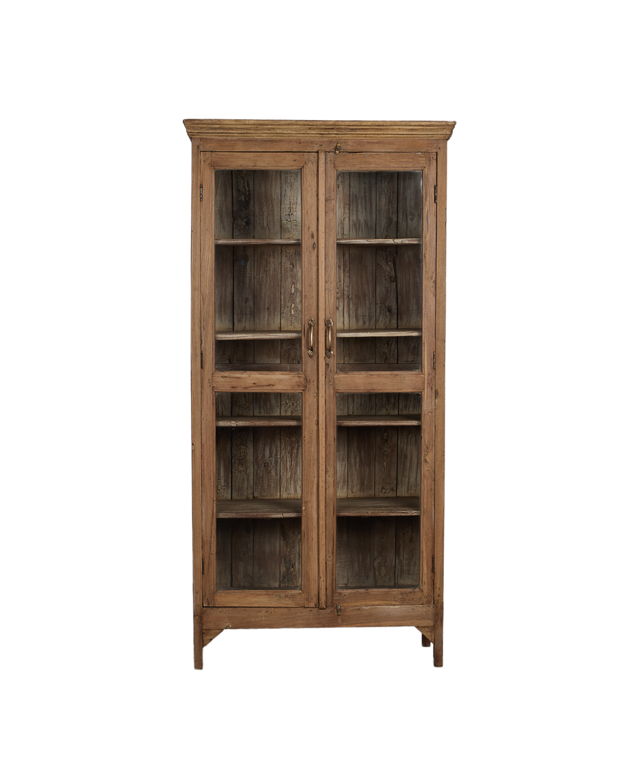 Vintage Wood Cabinet - Natural from India made of Wood