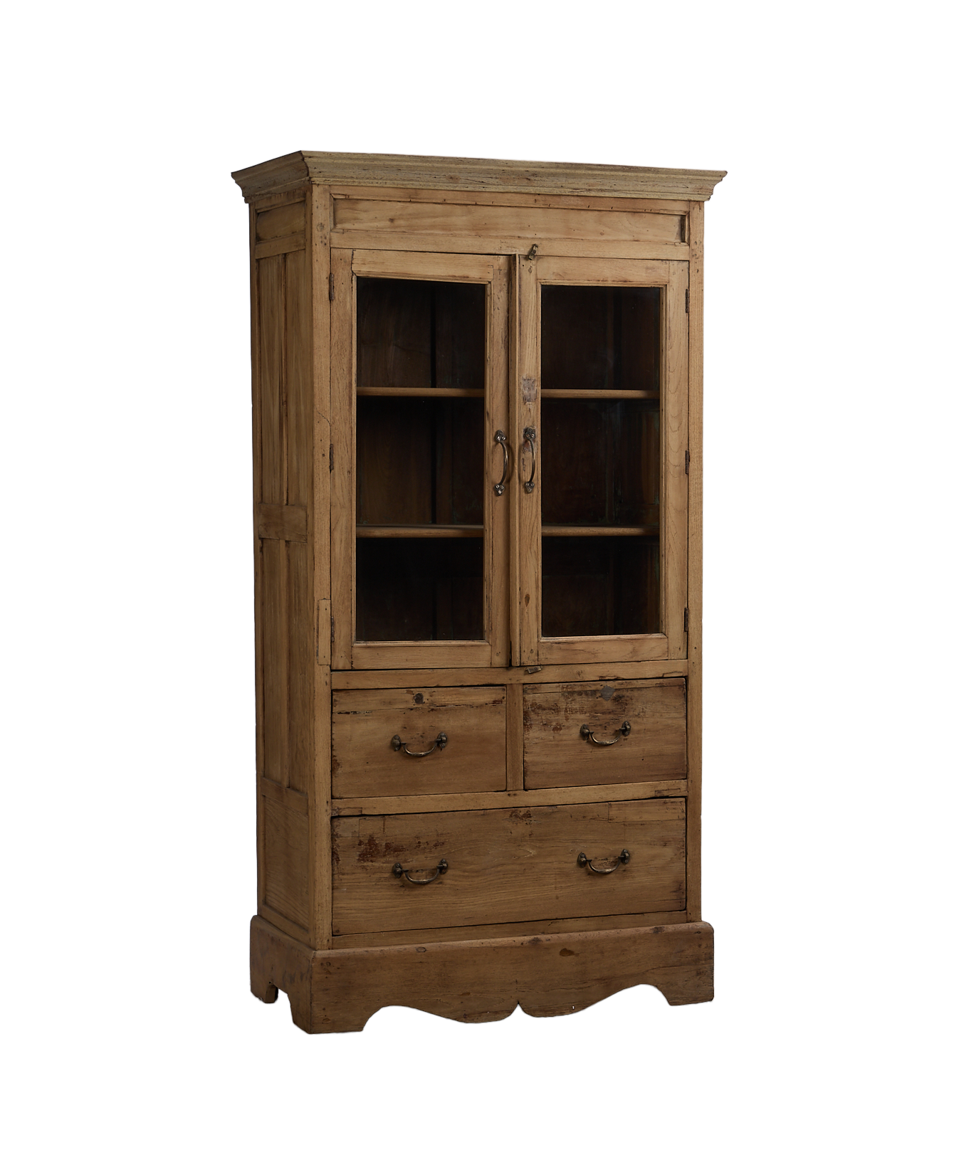 Vintage Wood Cabinet - Bleached from India made of Wood