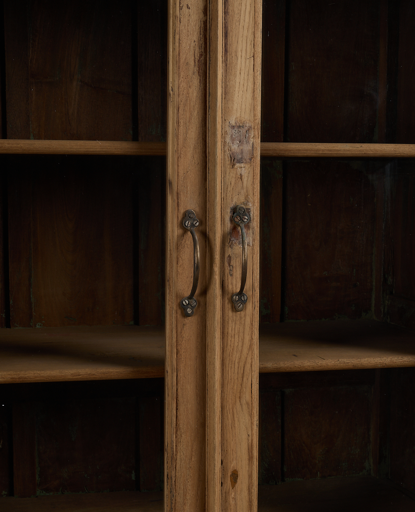 Vintage Wood Cabinet - Bleached from India made of Wood