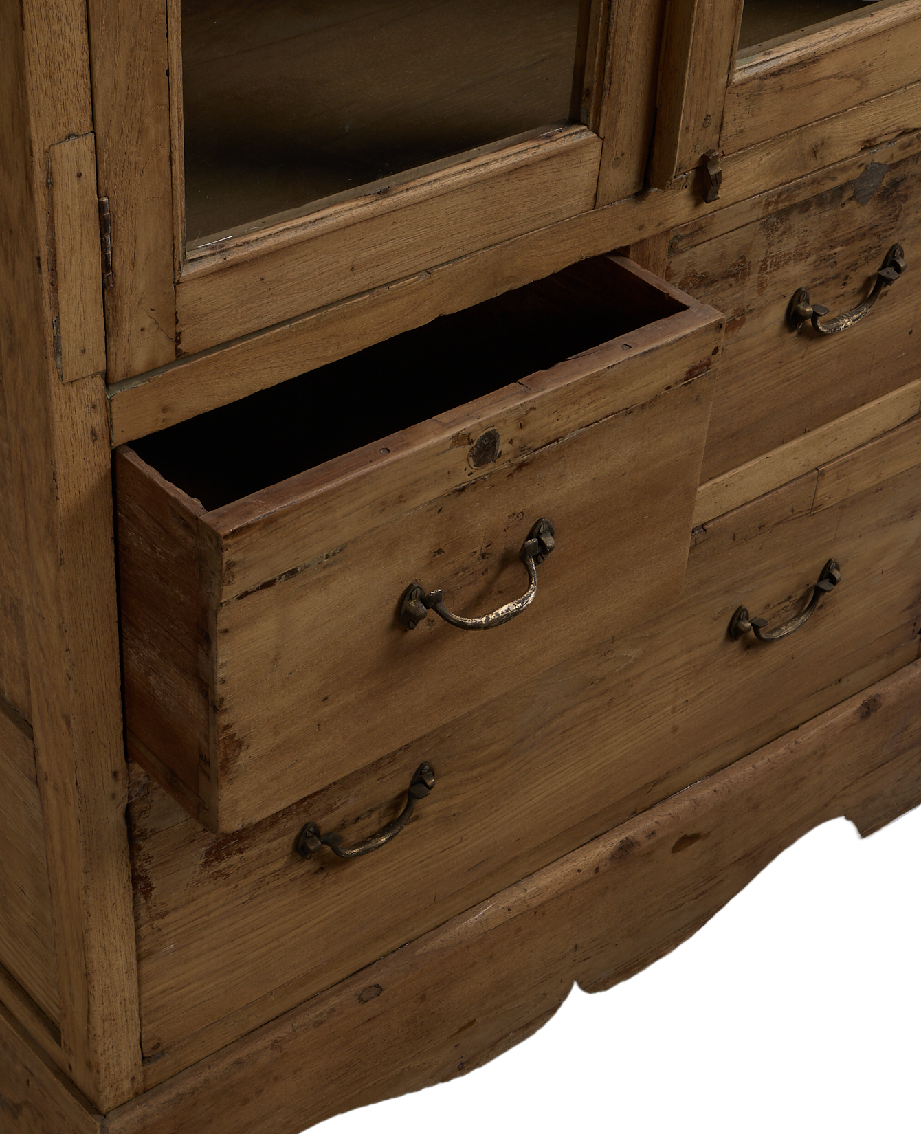Vintage Wood Cabinet - Bleached from India made of Wood