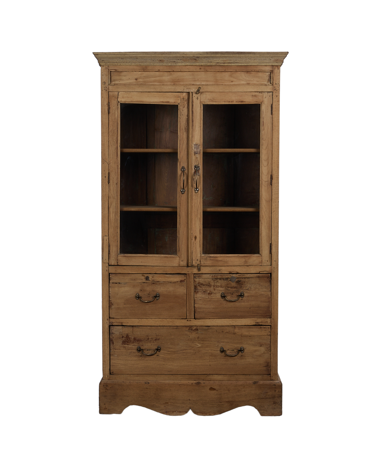 Vintage Wood Cabinet - Bleached from India made of Wood