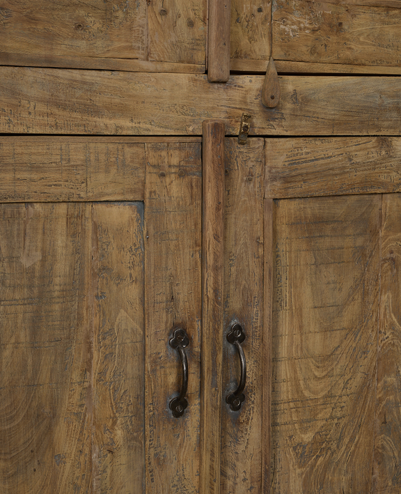 Wood Cabinet - Bleached