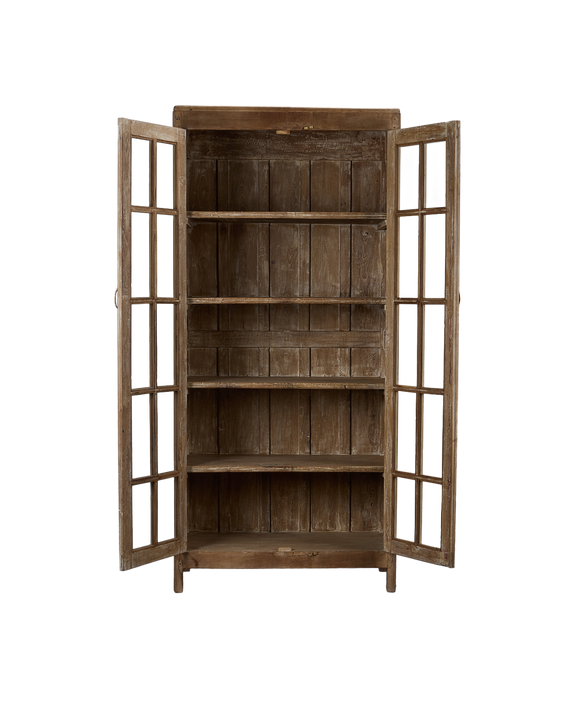 Wood Cabinet - Bleached