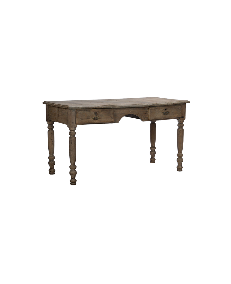 Wood Desk - Bleached