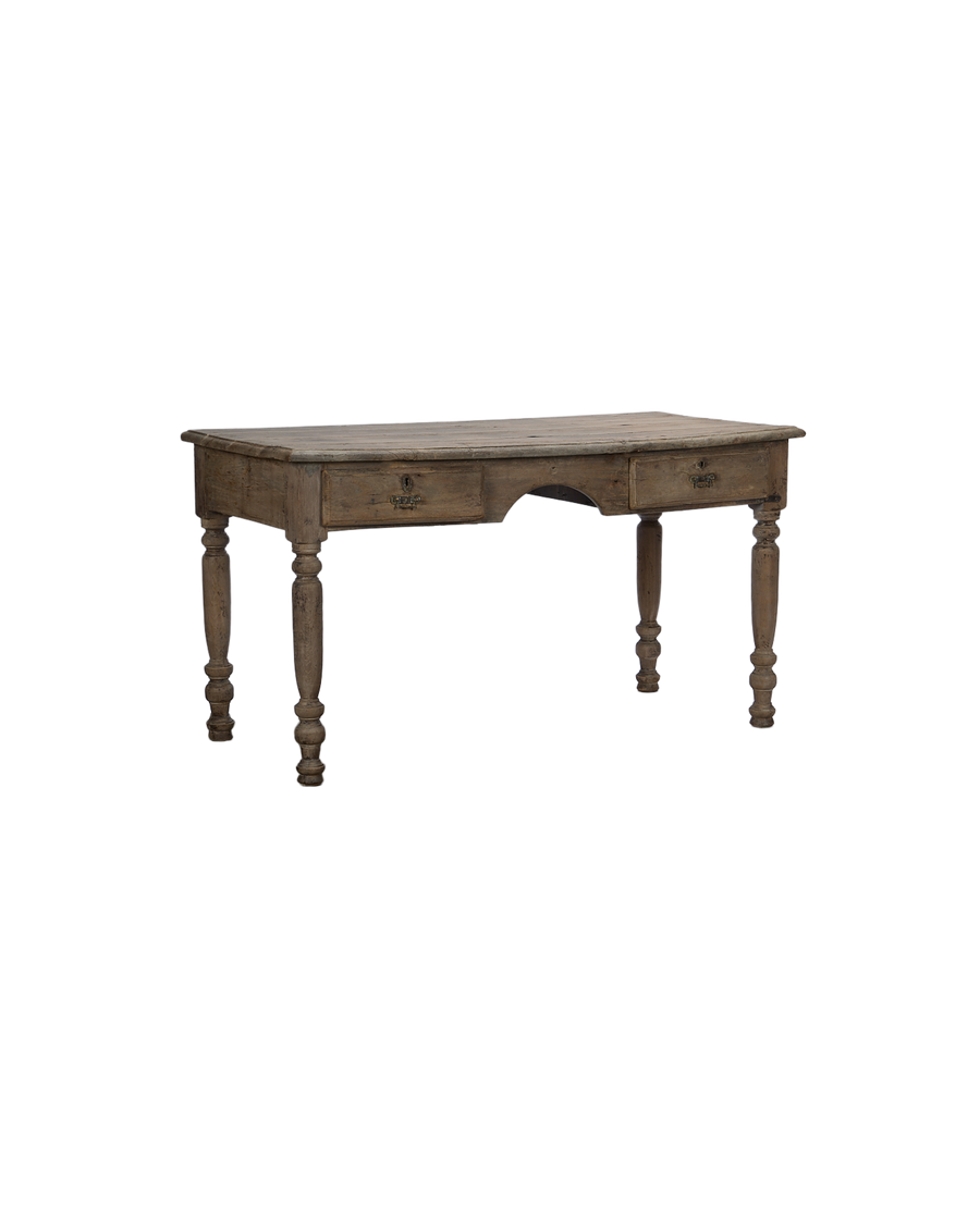 Wood Desk - Bleached