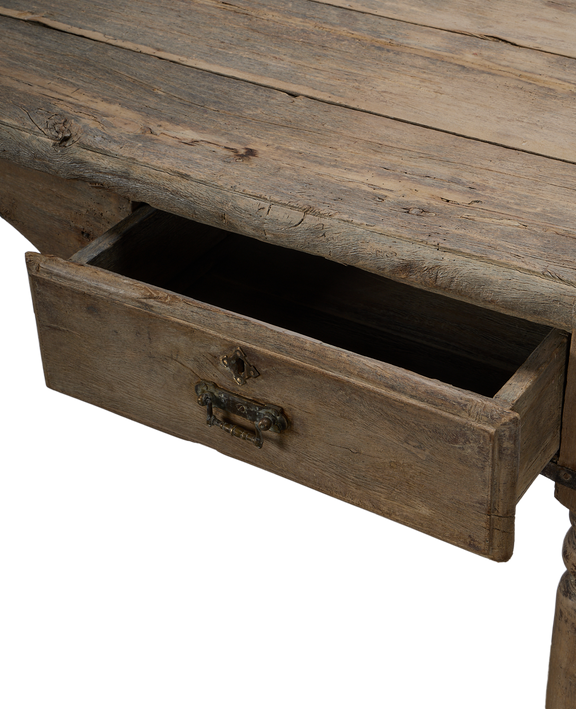 Wood Desk - Bleached