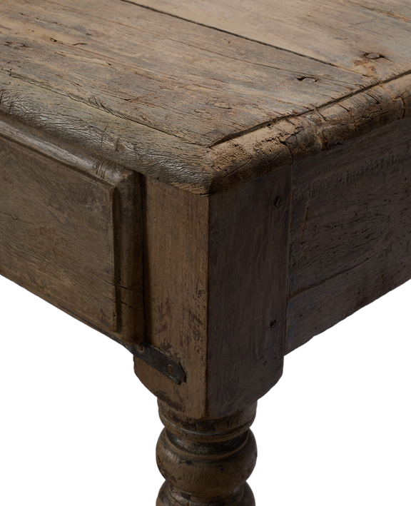 Wood Desk - Bleached