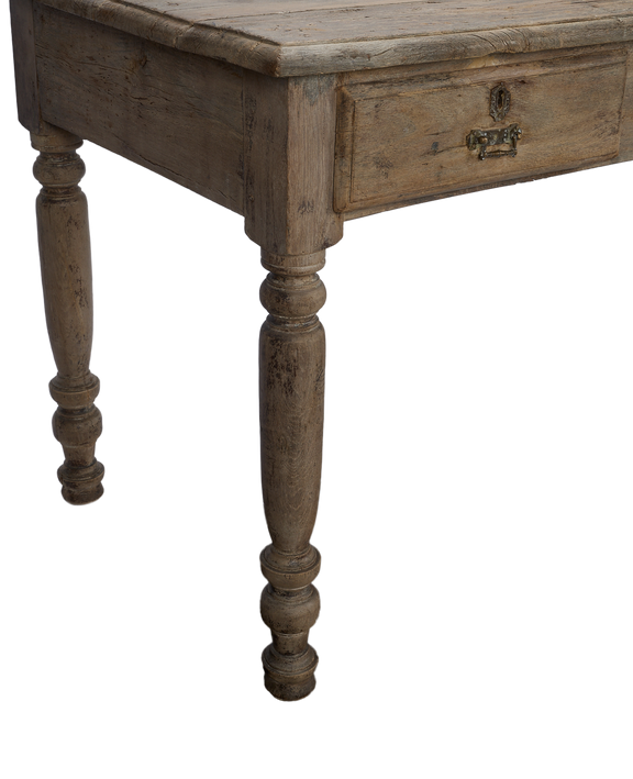 Wood Desk - Bleached