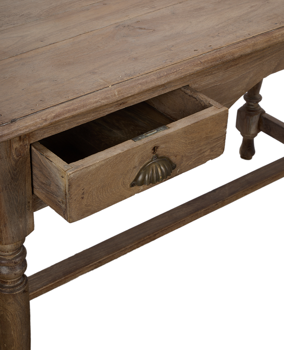 Wood Desk - Bleached