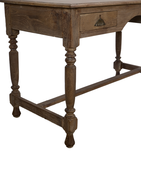 Wood Desk - Bleached