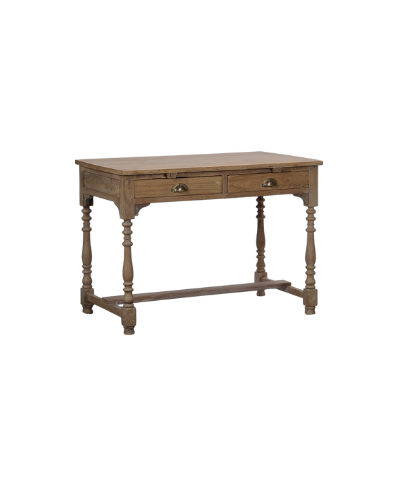 Wood Desk - Bleached