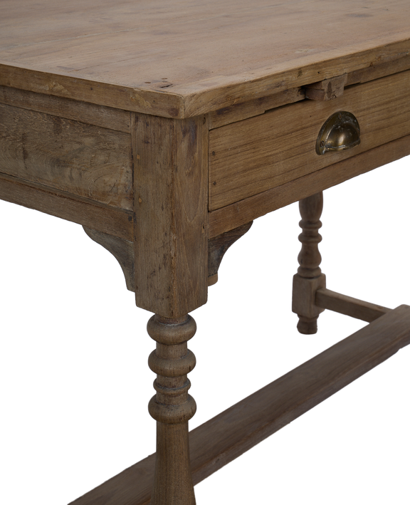 Wood Desk - Bleached