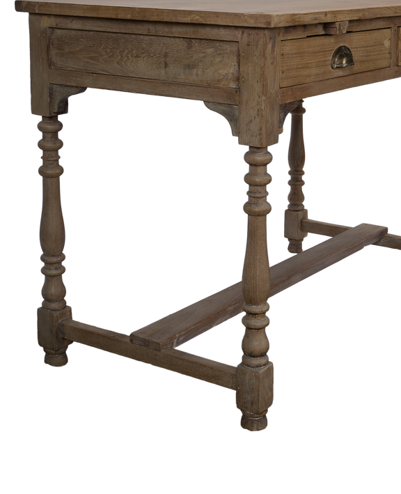 Wood Desk - Bleached