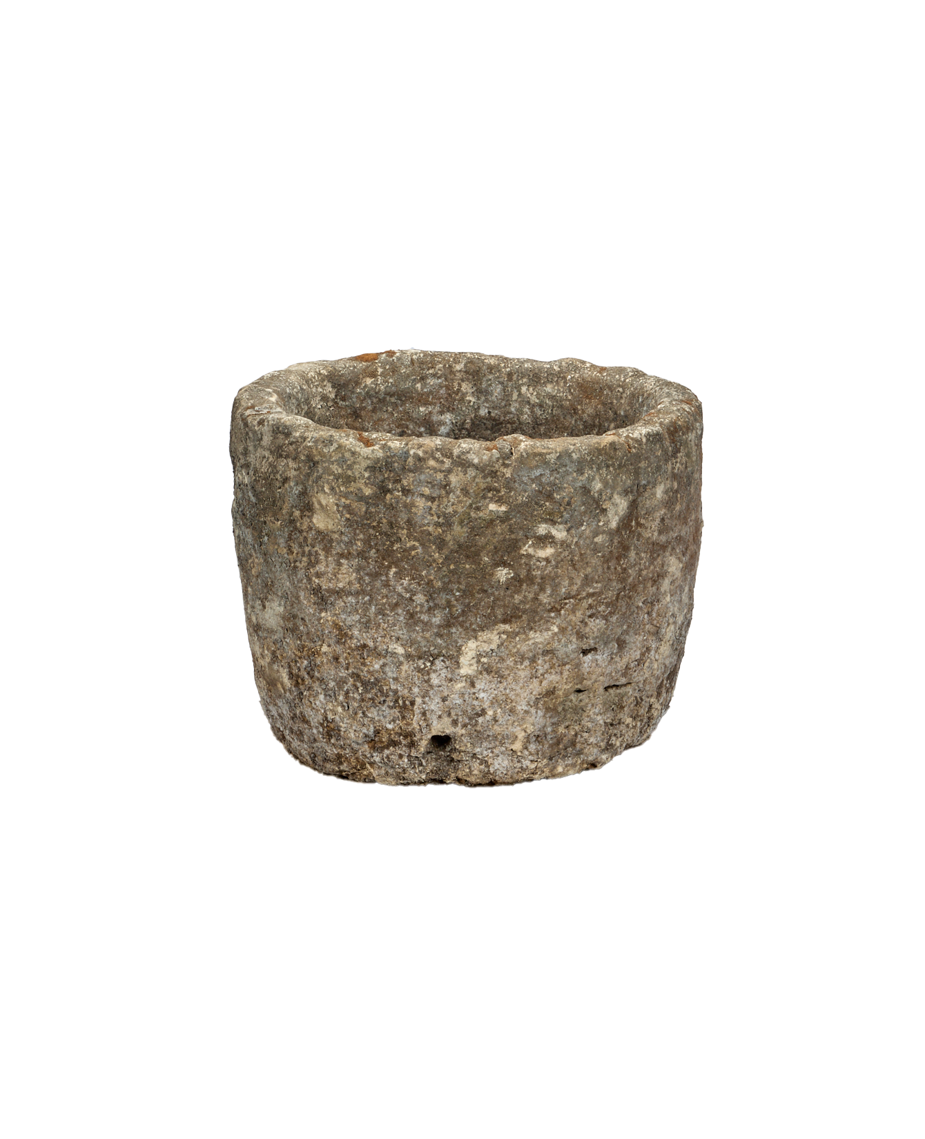 Vintage Limestone Trough - Round from Indonesia - Planters, Fountains, & Water Features