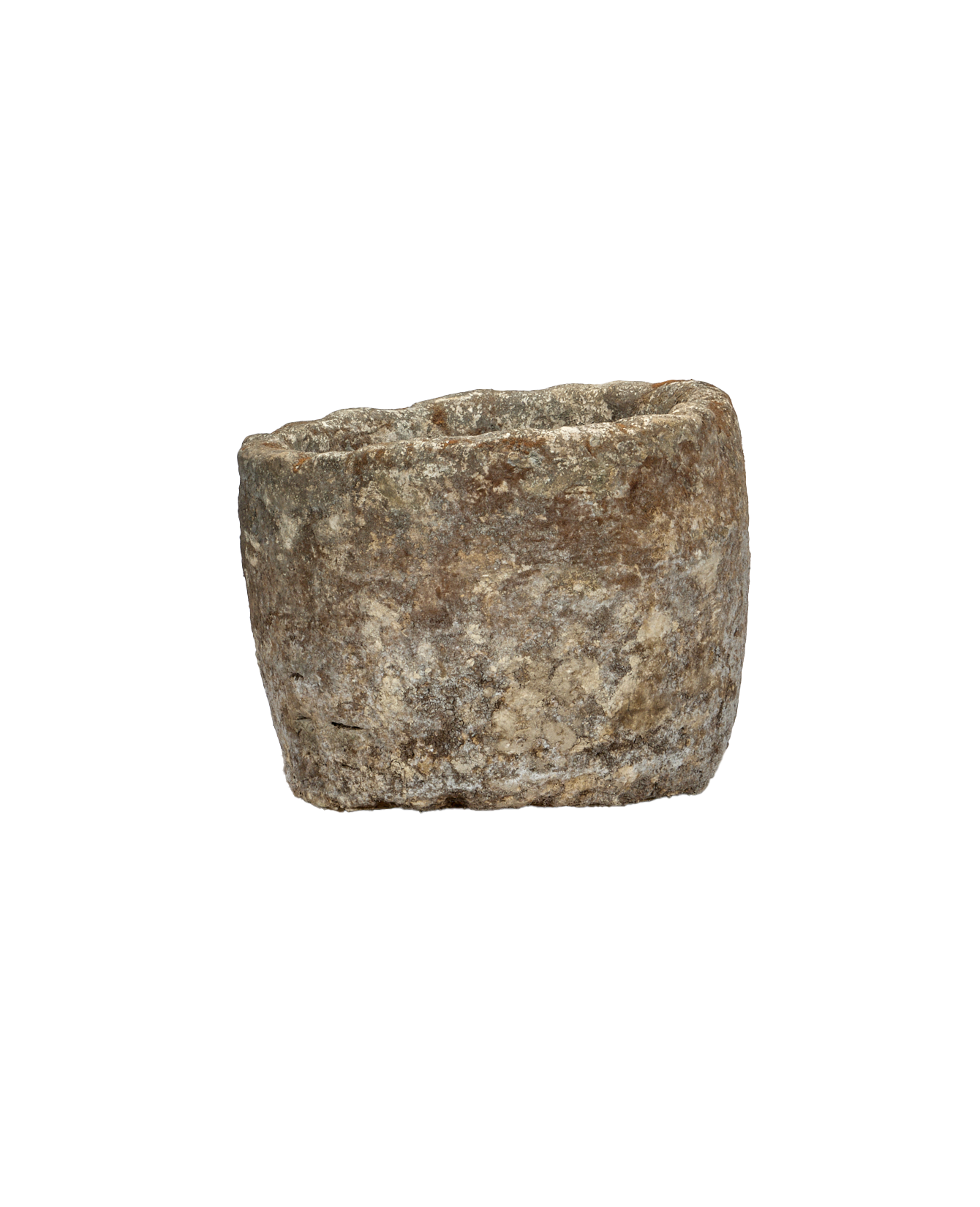 Vintage Limestone Trough - Round from Indonesia - Planters, Fountains, & Water Features