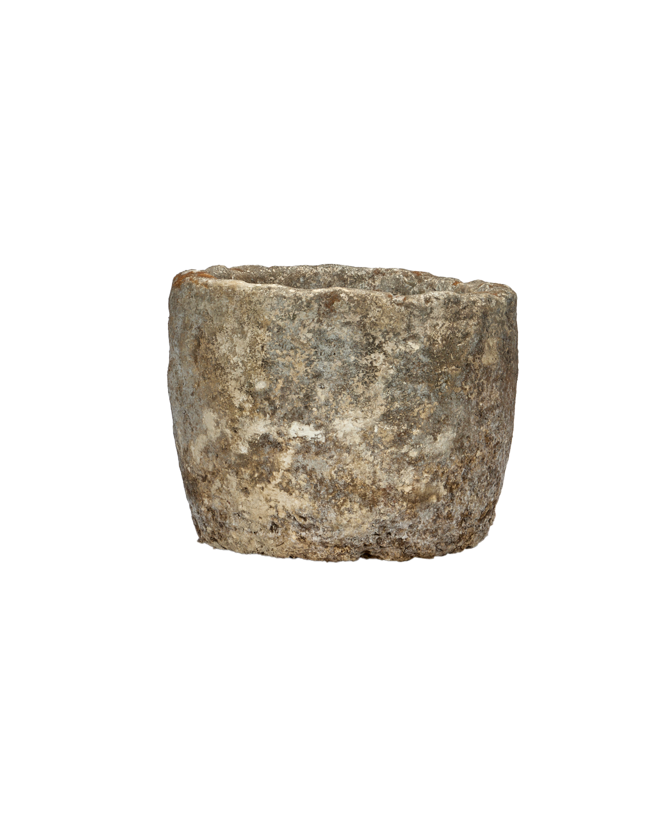 Vintage Limestone Trough - Round from Indonesia - Planters, Fountains, & Water Features