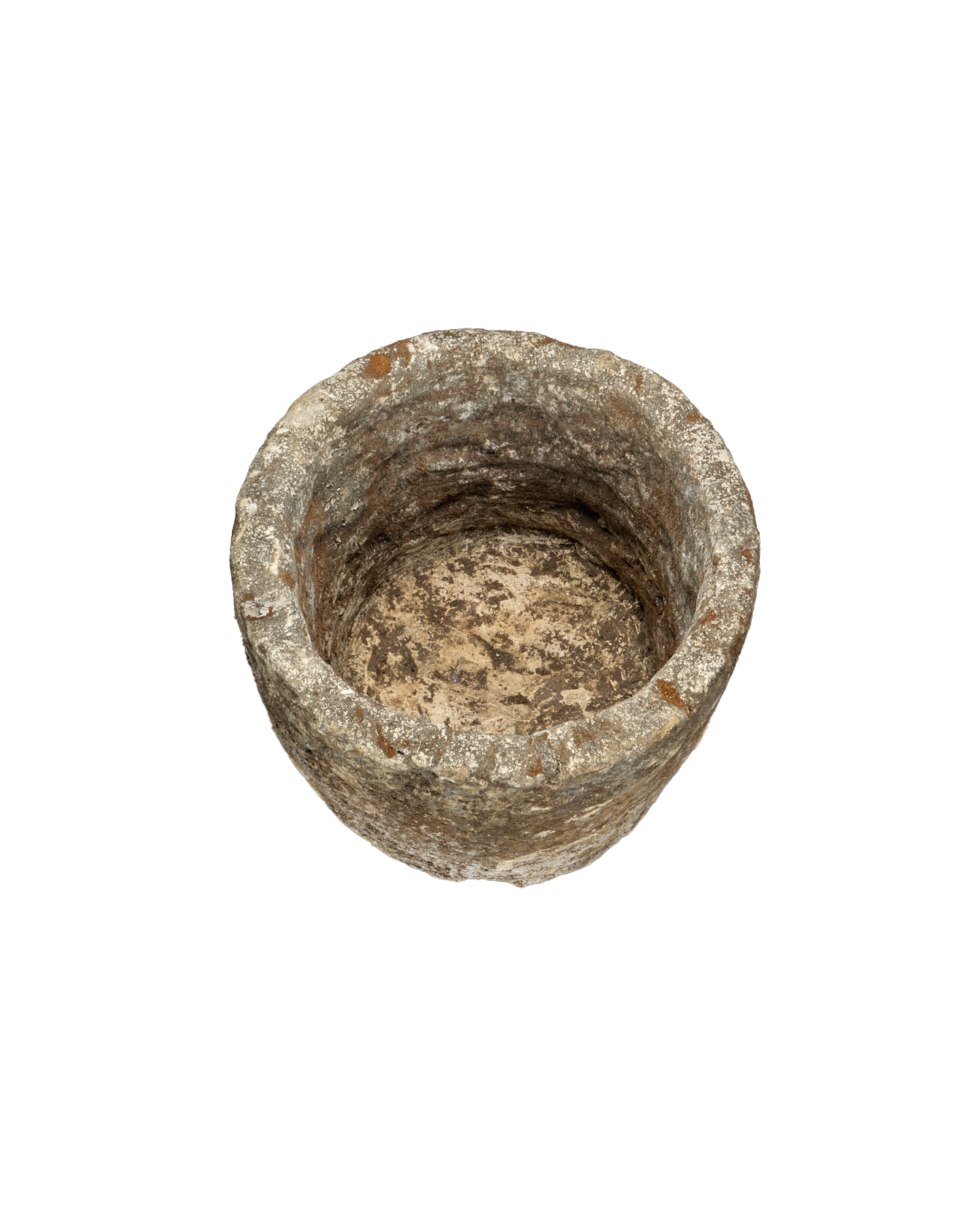 Vintage Limestone Trough - Round from Indonesia - Planters, Fountains, & Water Features