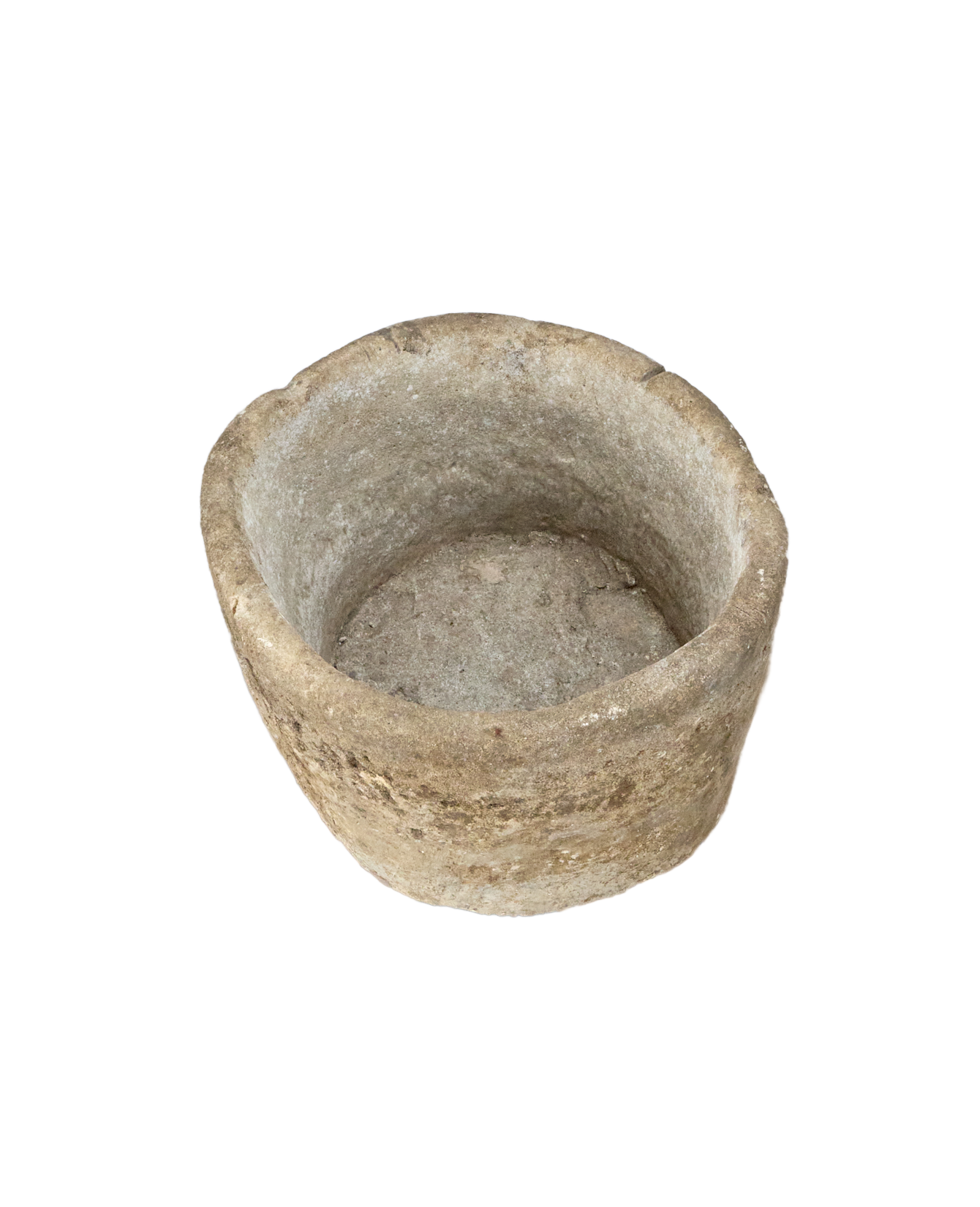 Vintage Limestone Trough - Round from Indonesia - Planters, Fountains, & Water Features