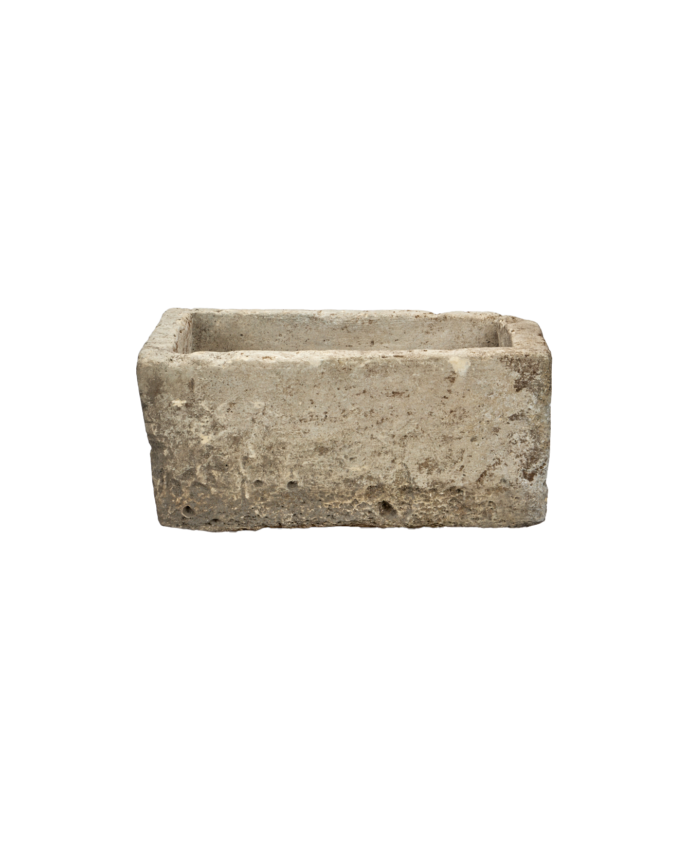 Vintage Limestone Trough - Rectangle from Indonesia - Planters, Fountains, & Water Features
