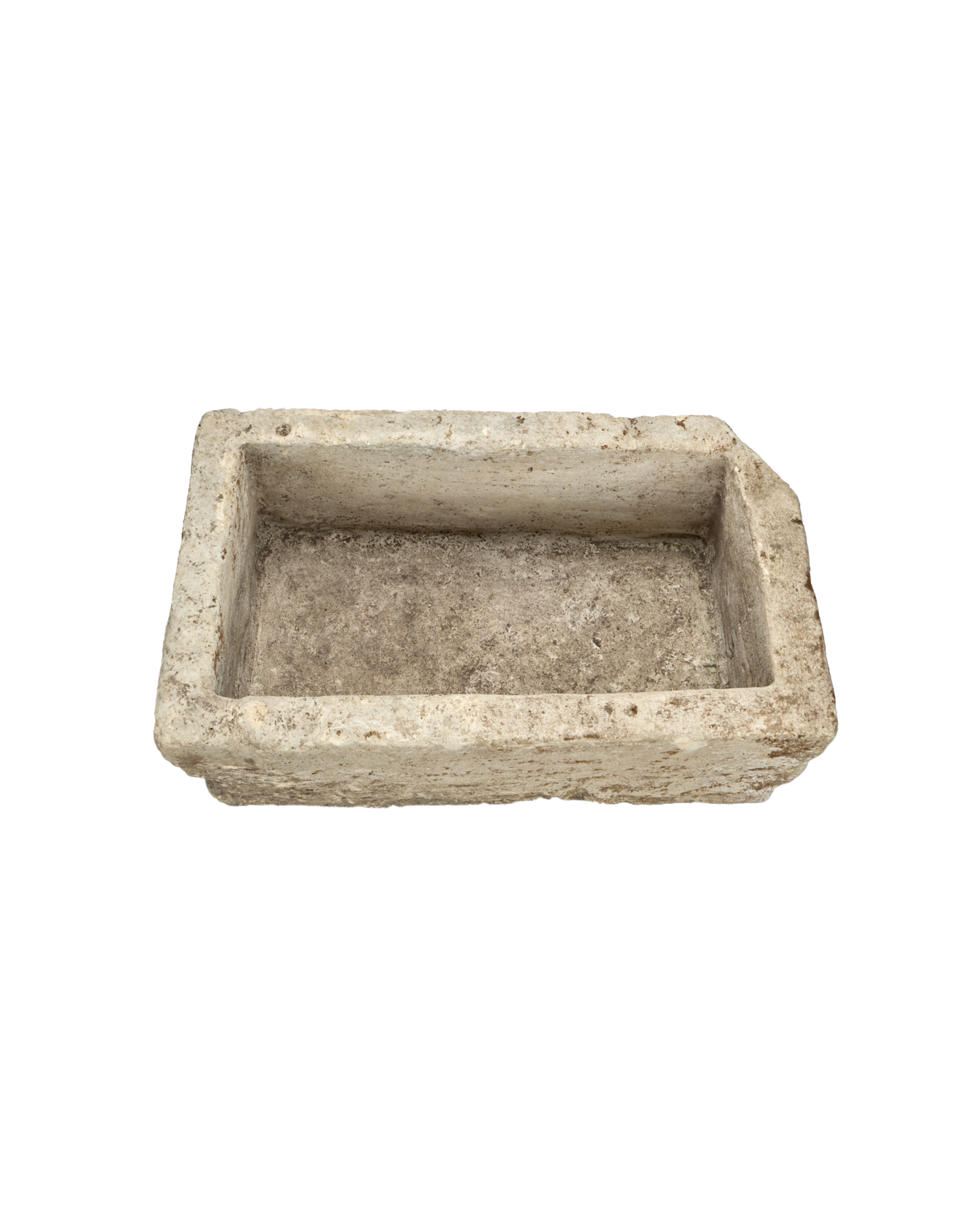 Vintage Limestone Trough - Rectangle from Indonesia - Planters, Fountains, & Water Features
