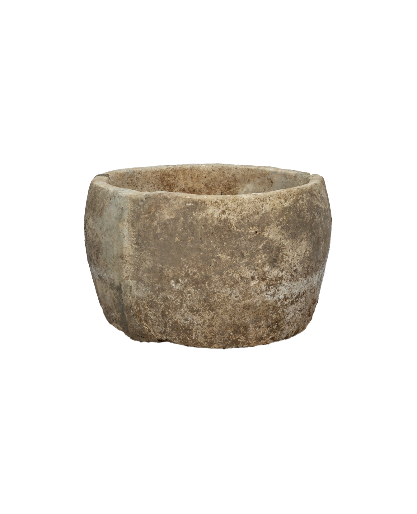 Vintage Limestone Trough - Round from Indonesia - Planters, Fountains, & Water Features