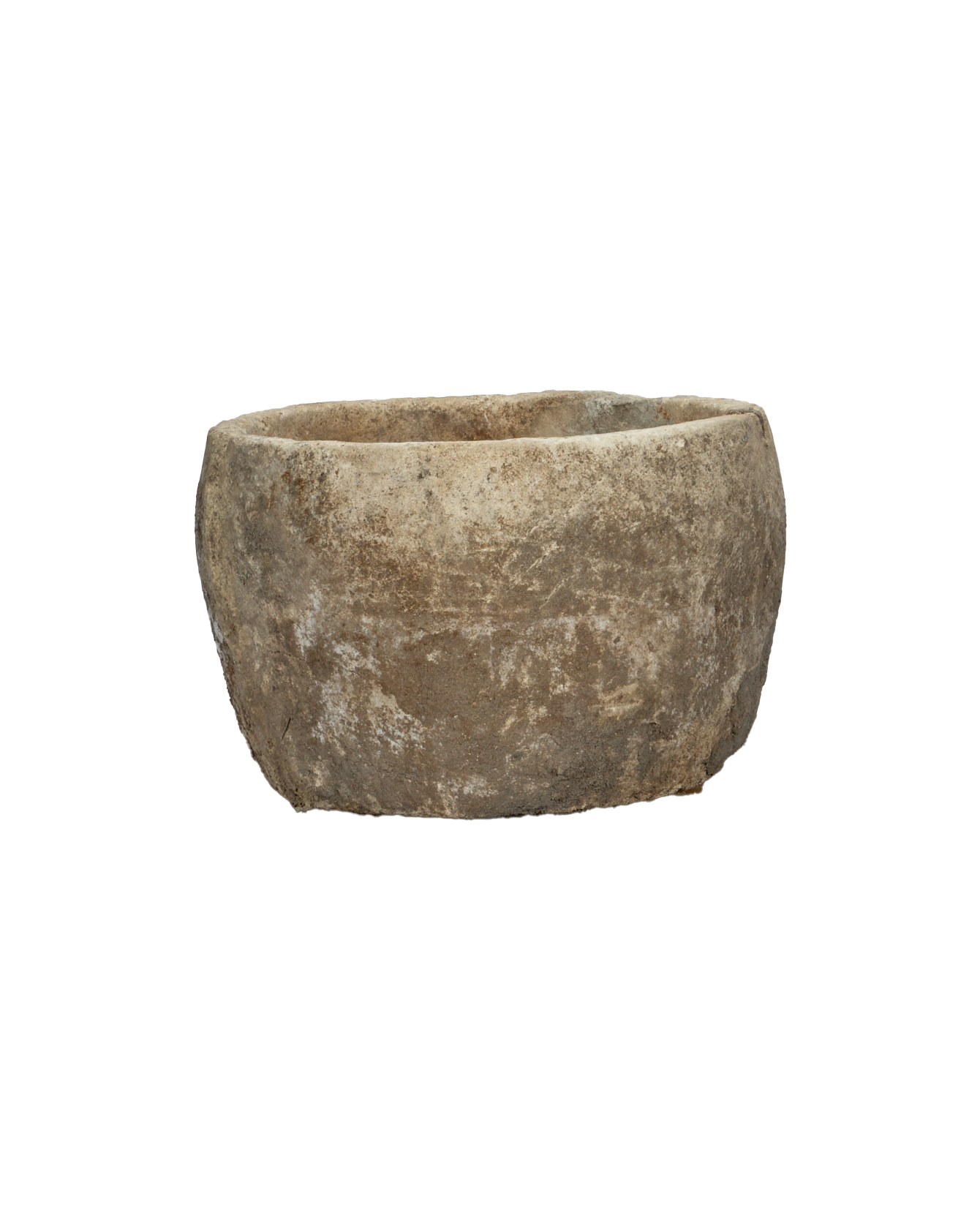 Vintage Limestone Trough - Round from Indonesia - Planters, Fountains, & Water Features