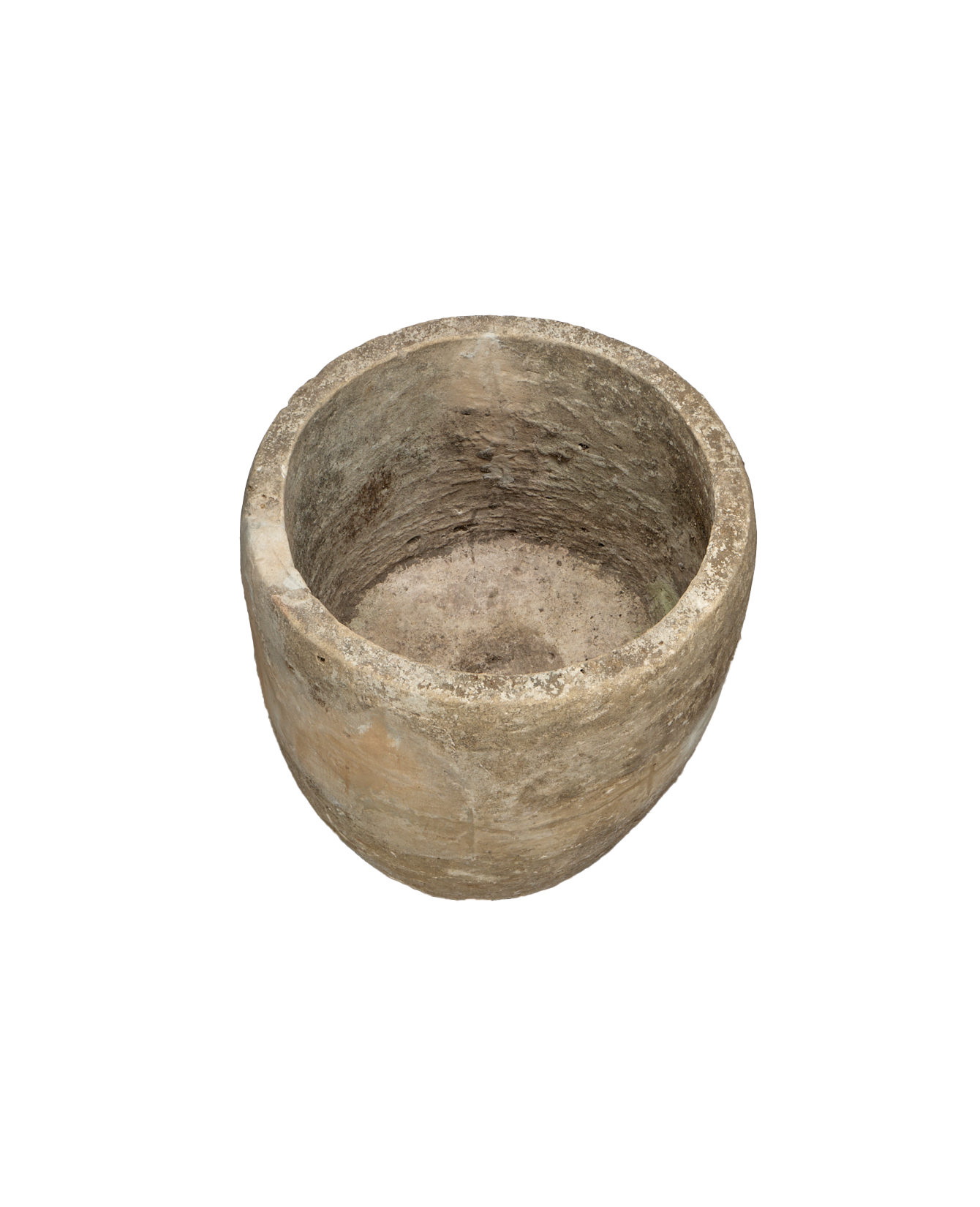 Vintage Limestone Trough - Round from Indonesia - Planters, Fountains, & Water Features