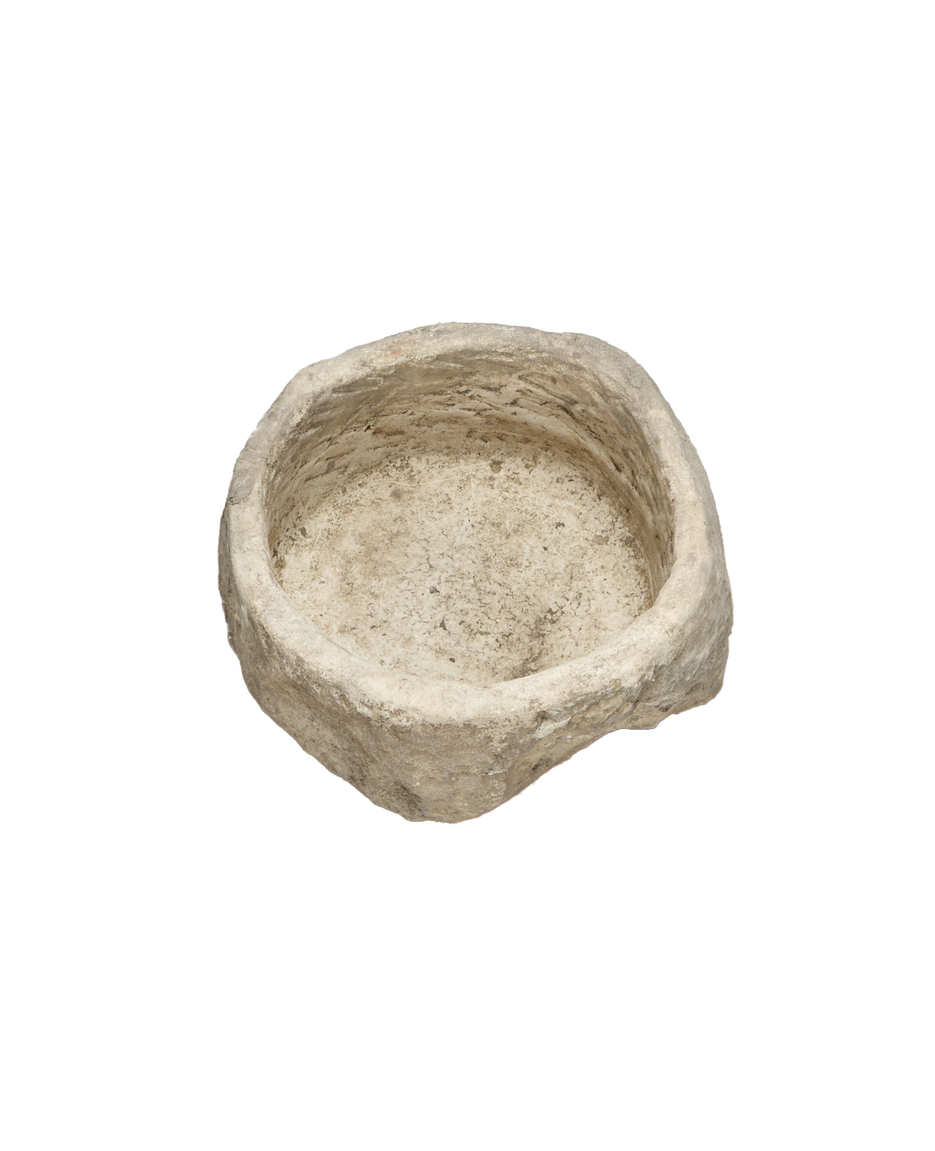 Vintage Limestone Trough - Round from Indonesia - Planters, Fountains, & Water Features