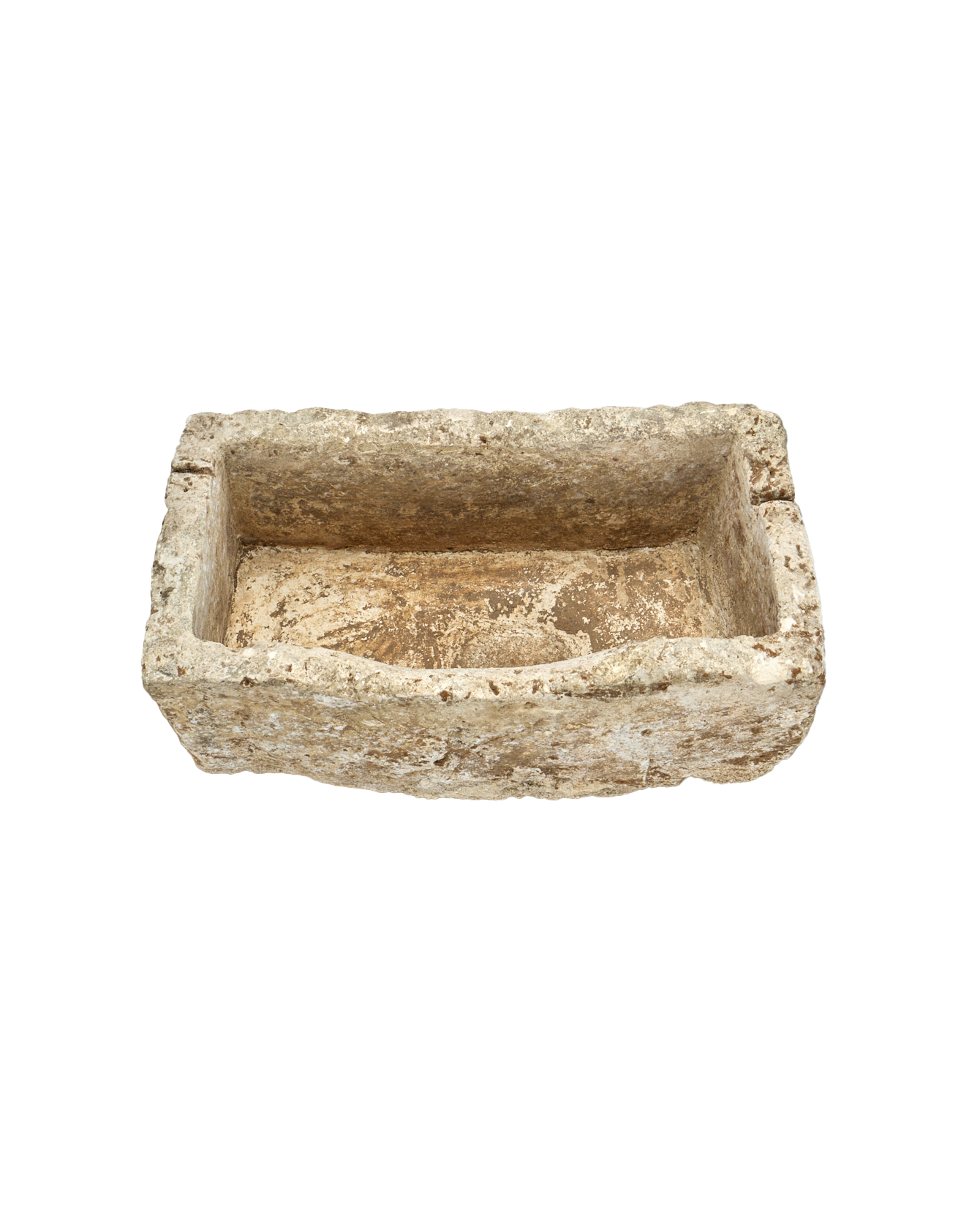 Vintage Limestone Trough - Rectangle from Indonesia - Planters, Fountains, & Water Features