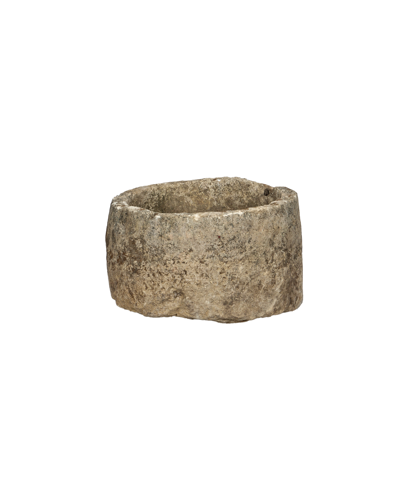 Vintage Limestone Trough - Round from Indonesia - Planters, Fountains, & Water Features