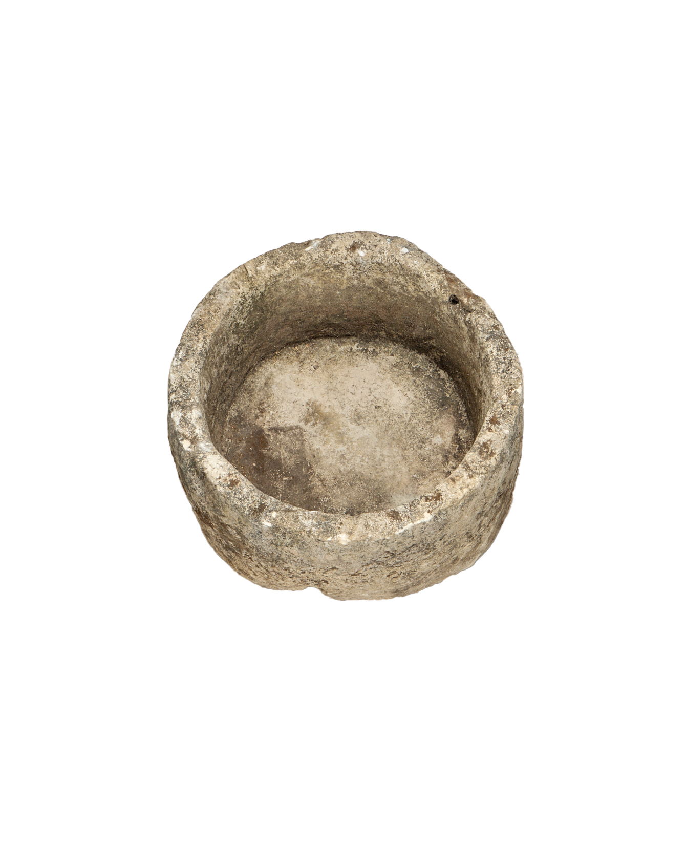 Vintage Limestone Trough - Round from Indonesia - Planters, Fountains, & Water Features