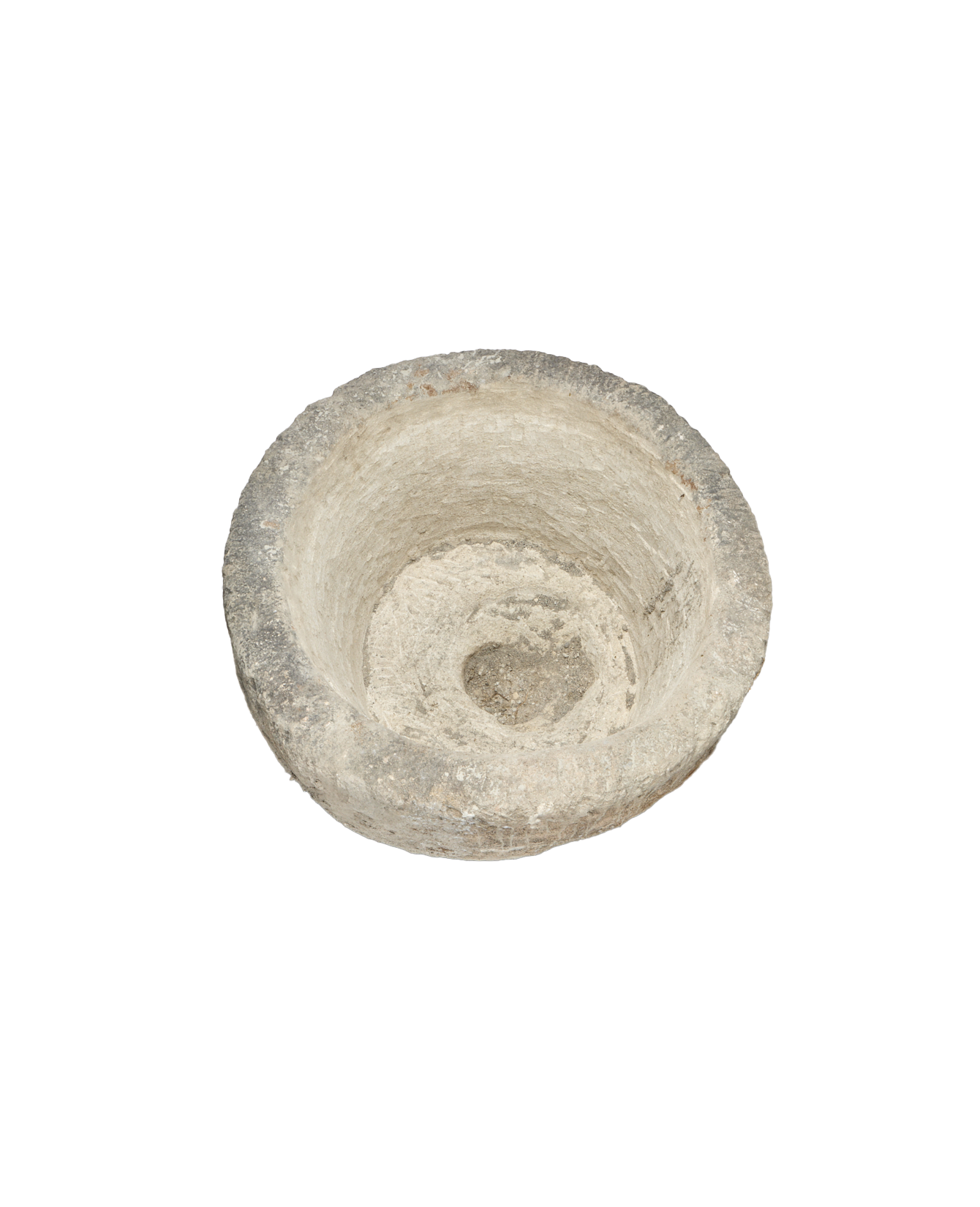 Vintage Limestone Trough - Round from Indonesia - Planters, Fountains, & Water Features