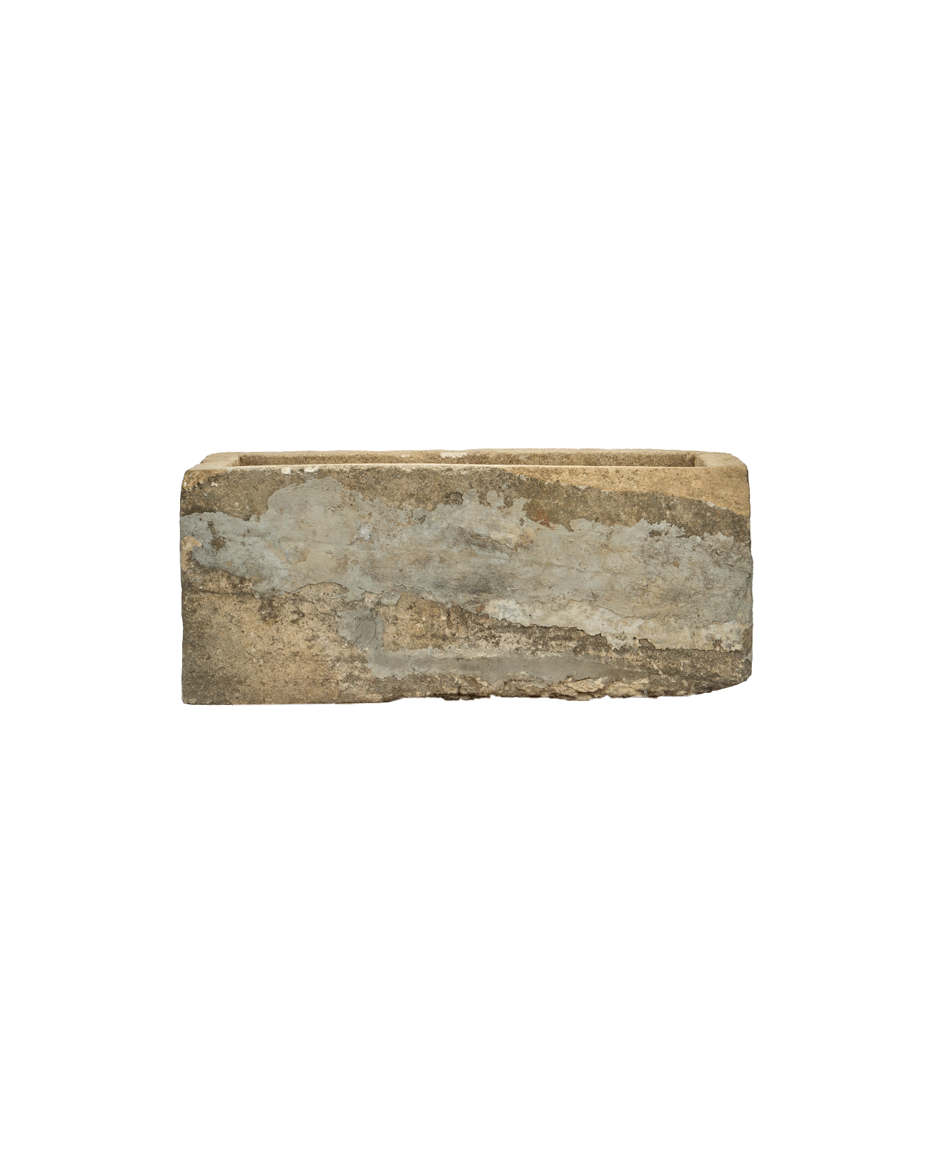 Vintage Limestone Trough - Rectangle from Indonesia - Planters, Fountains, & Water Features