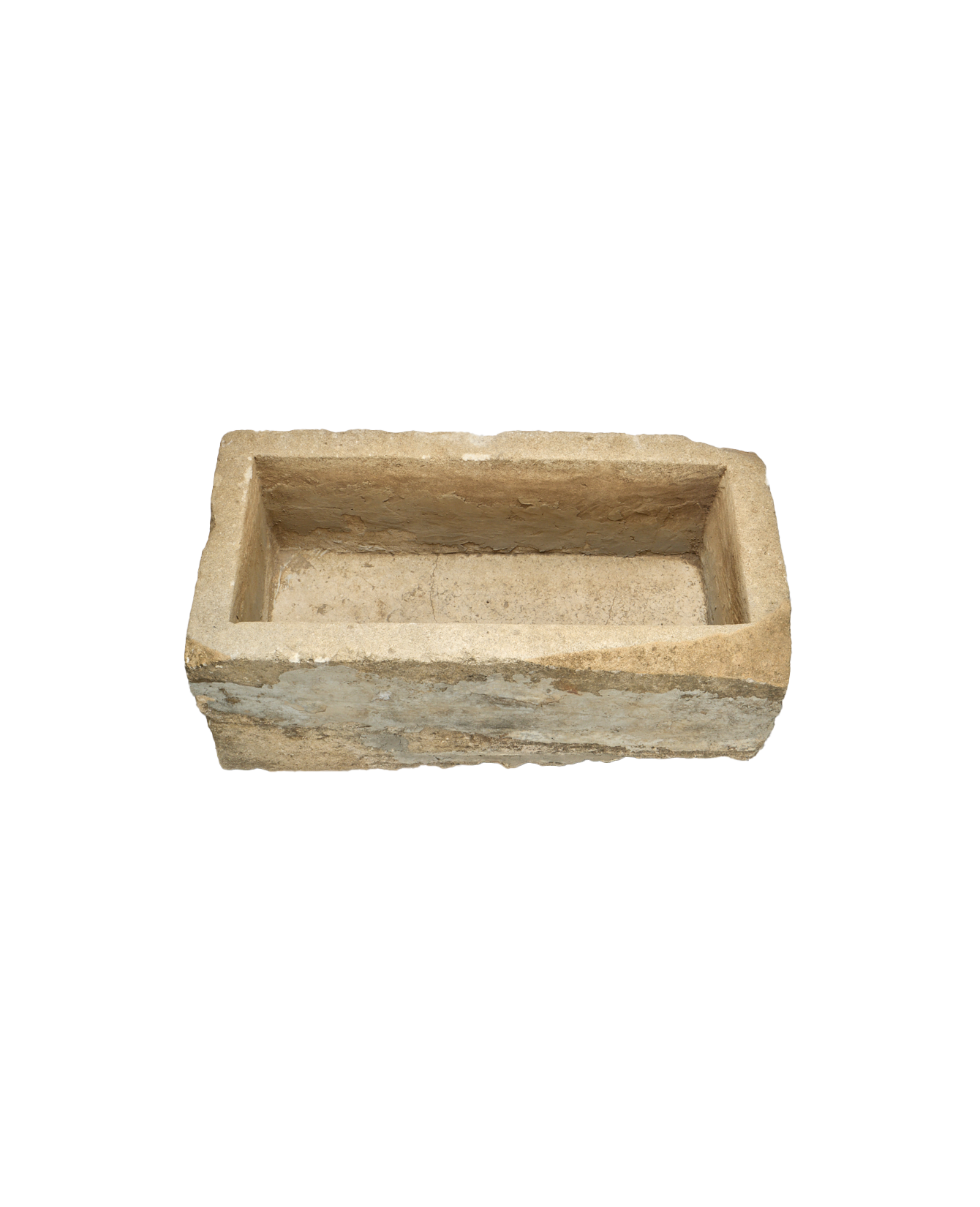 Vintage Limestone Trough - Rectangle from Indonesia - Planters, Fountains, & Water Features