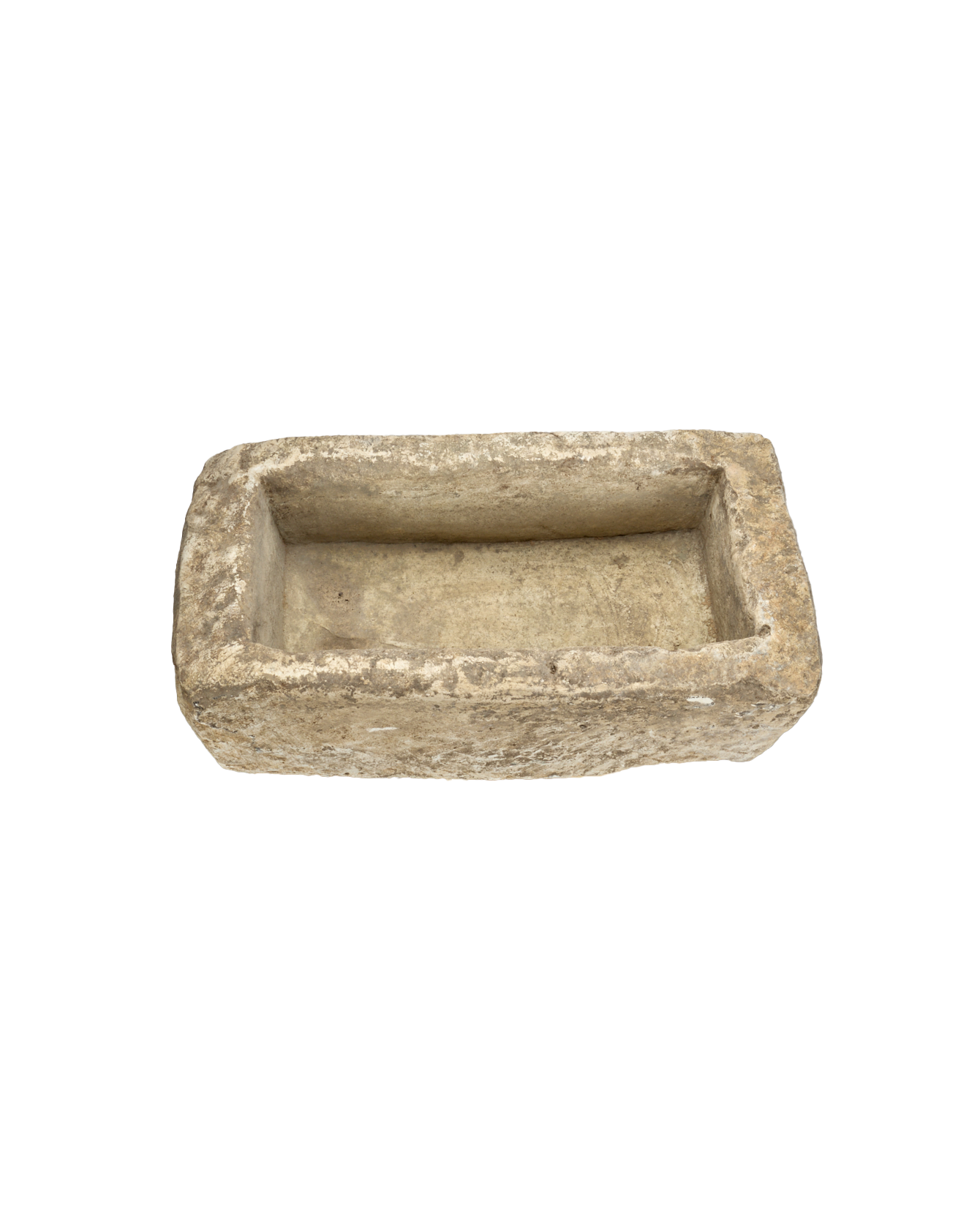 Vintage Limestone Trough - Rectangle from Indonesia - Planters, Fountains, & Water Features
