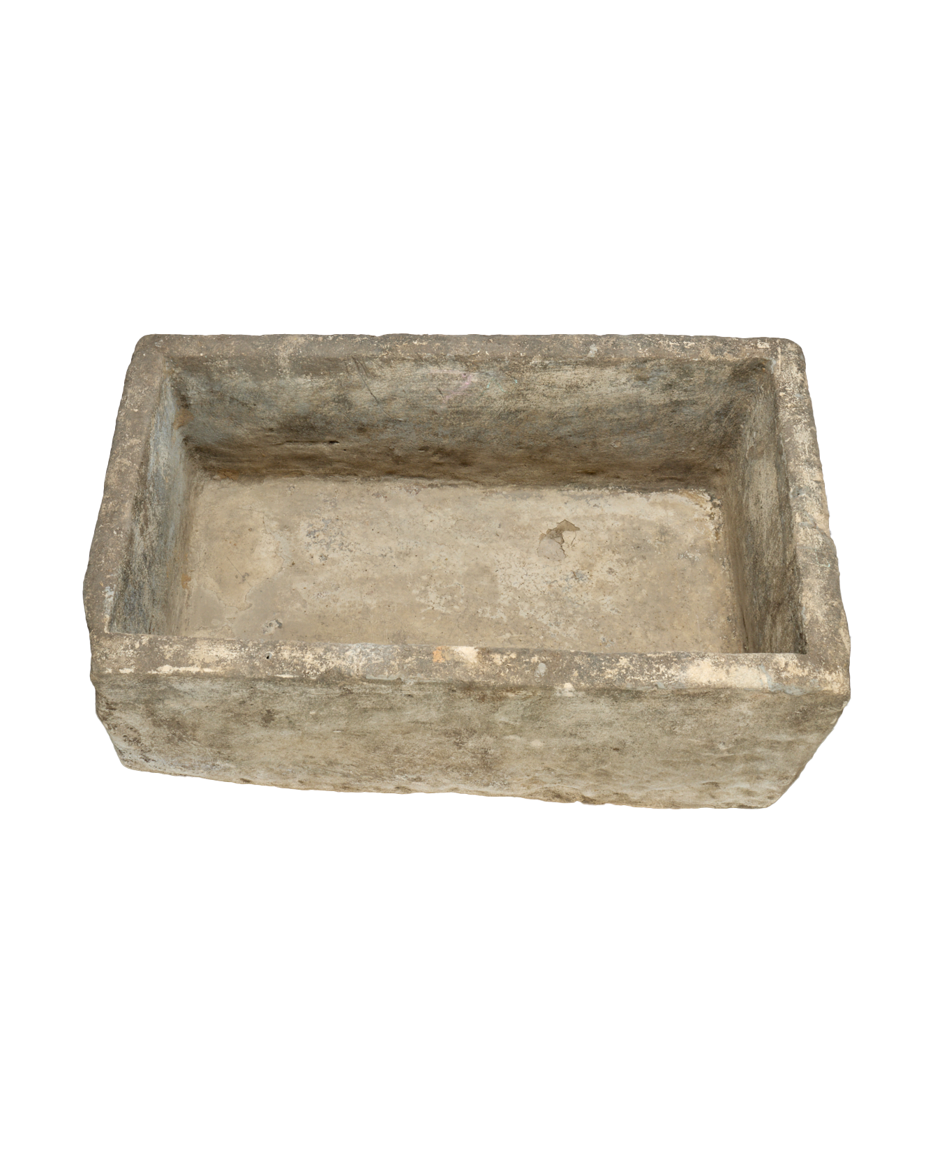 Vintage Limestone Trough - Rectangle from Indonesia - Planters, Fountains, & Water Features