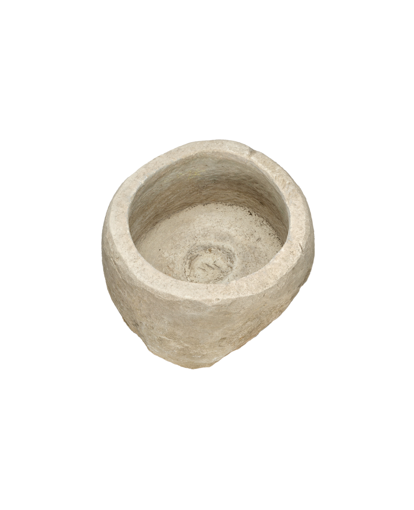 Vintage Limestone Trough - Round from Indonesia - Planters, Fountains, & Water Features