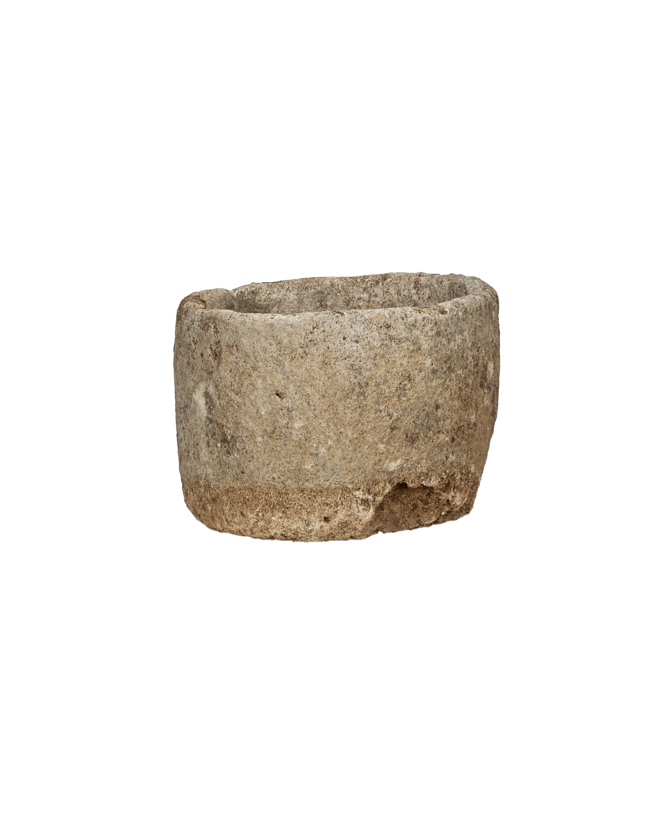 Vintage Limestone Trough - Round from Indonesia - Planters, Fountains, & Water Features