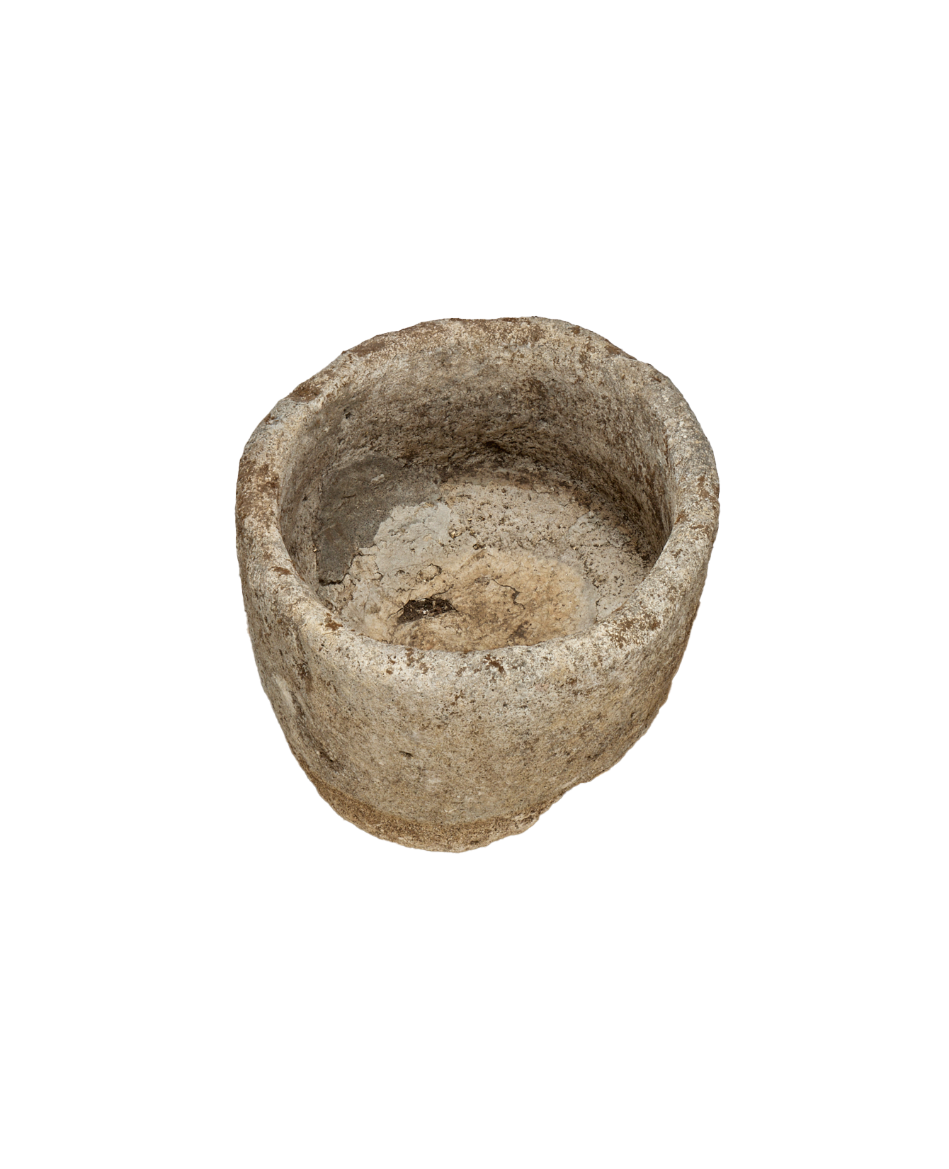 Vintage Limestone Trough - Round from Indonesia - Planters, Fountains, & Water Features