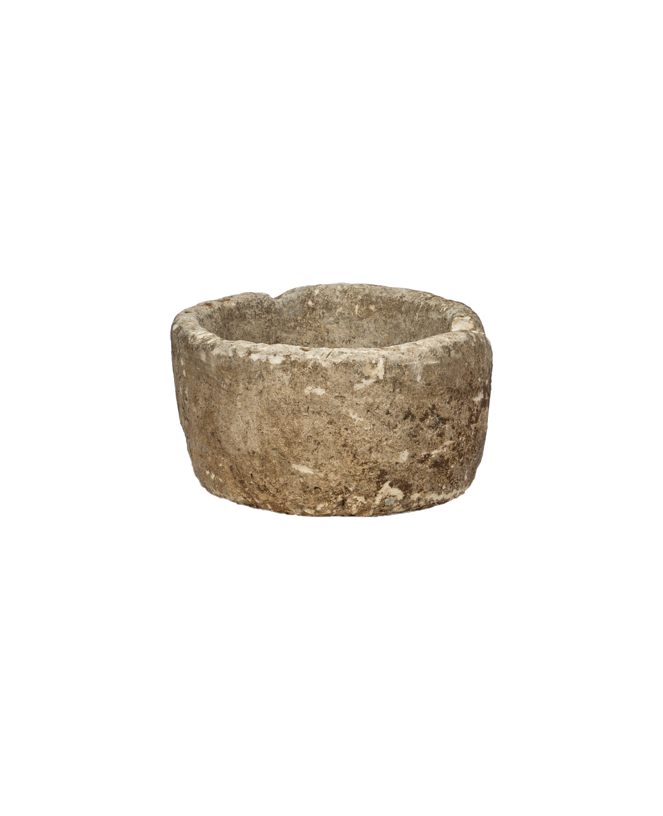 Vintage Limestone Trough - Round from Indonesia - Planters, Fountains, & Water Features