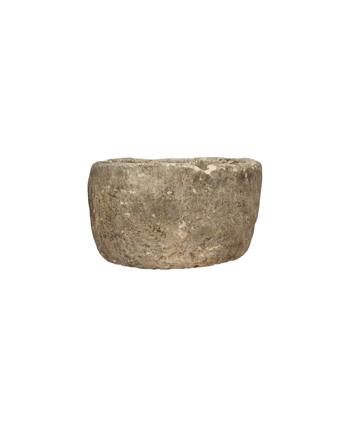 Vintage Limestone Trough - Round from Indonesia - Planters, Fountains, & Water Features