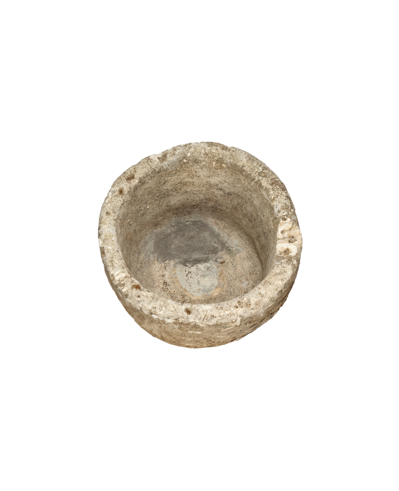 Vintage Limestone Trough - Round from Indonesia - Planters, Fountains, & Water Features