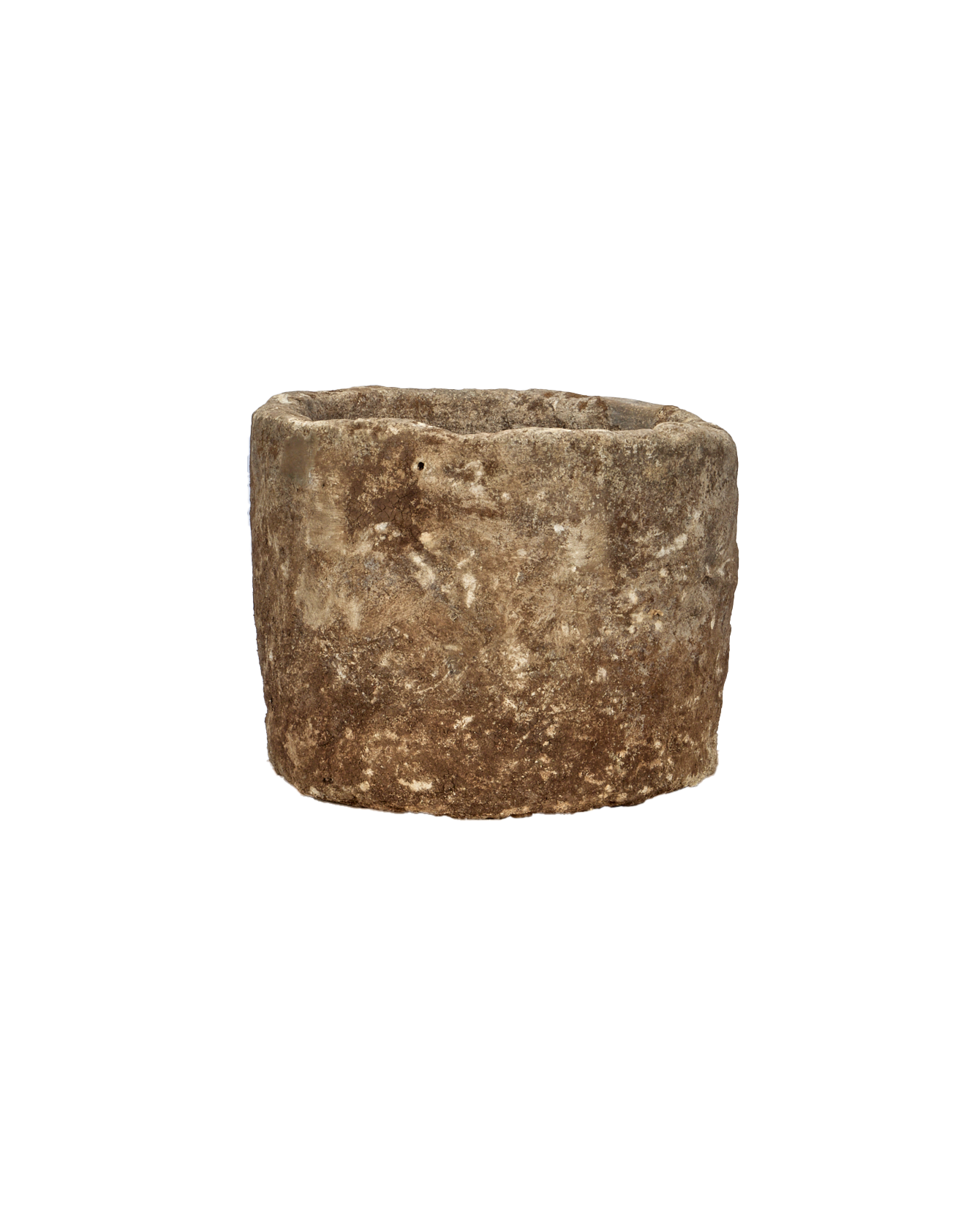 Vintage Limestone Trough - Round from Indonesia - Planters, Fountains, & Water Features