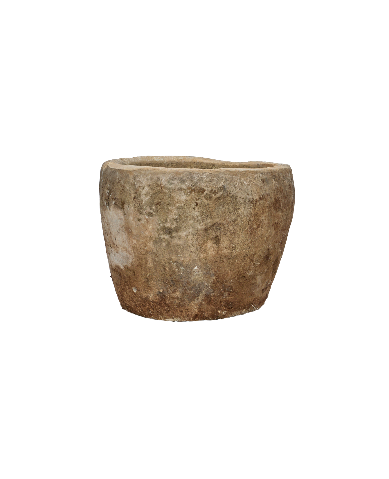 Vintage Limestone Trough - Round from Indonesia - Planters, Fountains, & Water Features