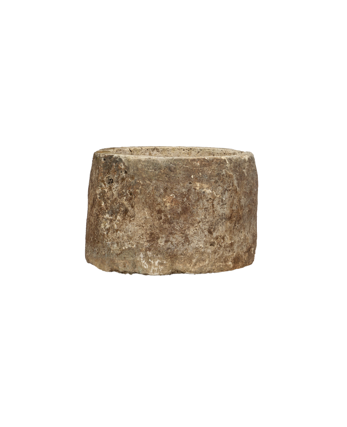 Vintage Limestone Trough - Round from Indonesia - Planters, Fountains, & Water Features