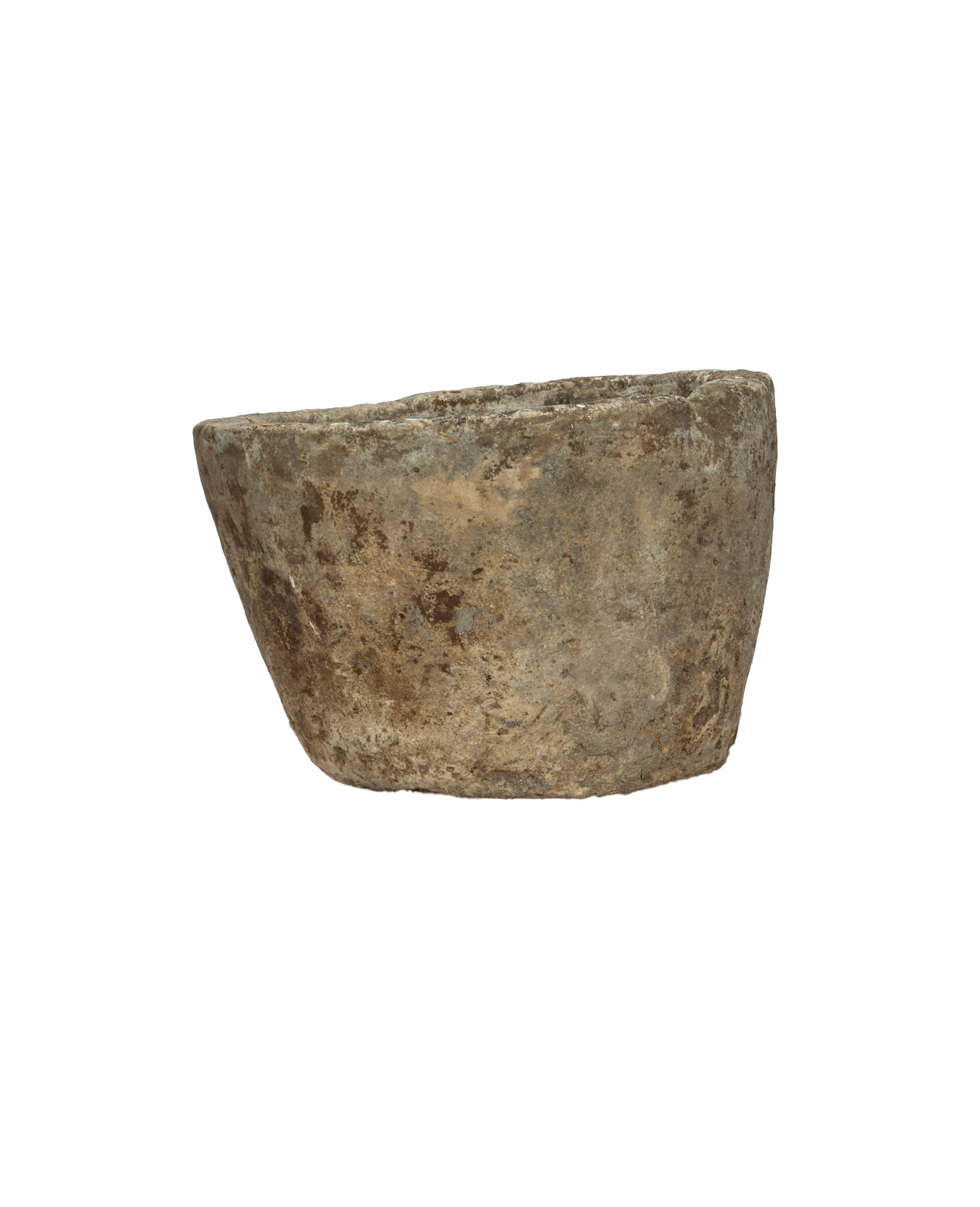 Vintage Limestone Trough - Round from Indonesia - Planters, Fountains, & Water Features