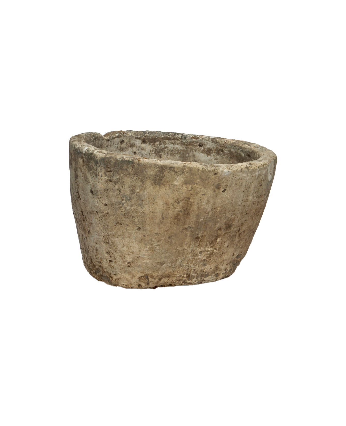 Vintage Limestone Trough - Round from Indonesia - Planters, Fountains, & Water Features