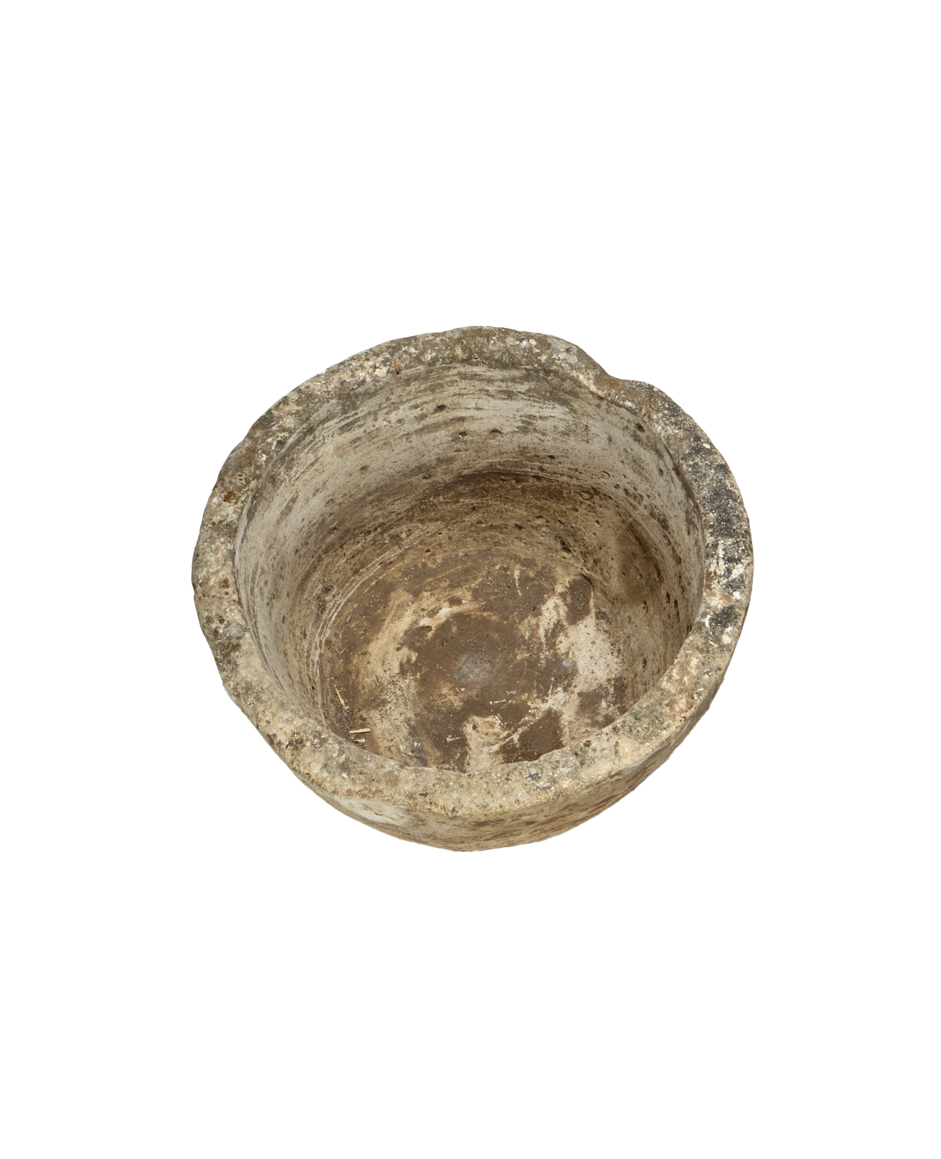 Vintage Limestone Trough - Round from Indonesia - Planters, Fountains, & Water Features