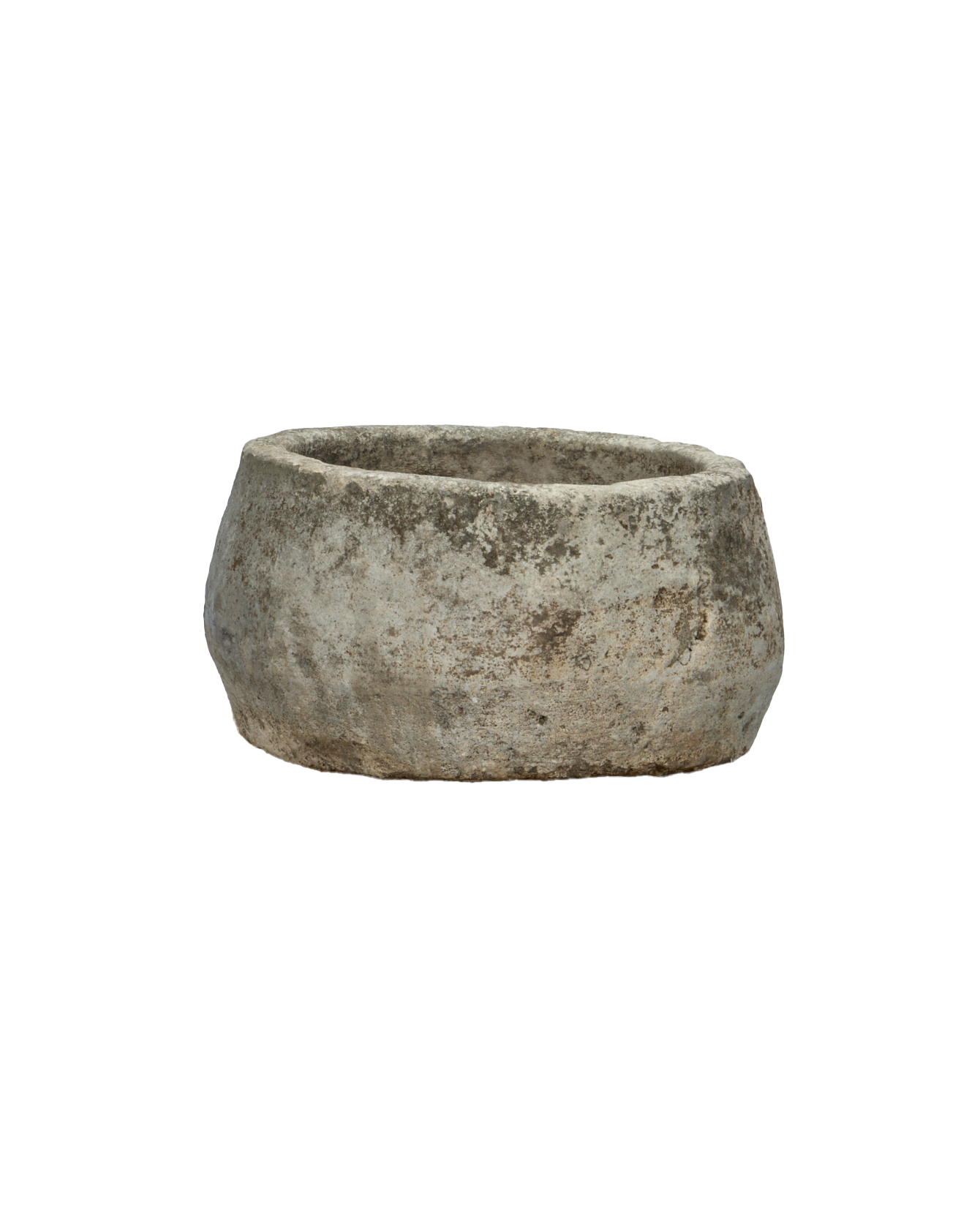 Vintage Limestone Trough - Round from Indonesia - Planters, Fountains, & Water Features